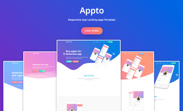 App Landing Page Template