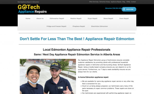 Appliance Repair Edmonton GoTech