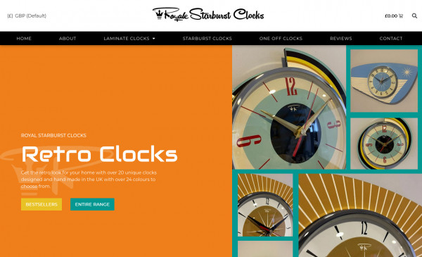 Royale Starburst Clocks
