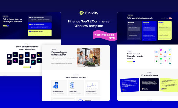 Finivity Webflow Template