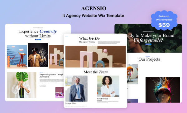 Agensio Wix Template