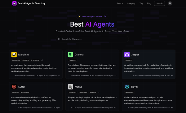 Best AI Agents Directory