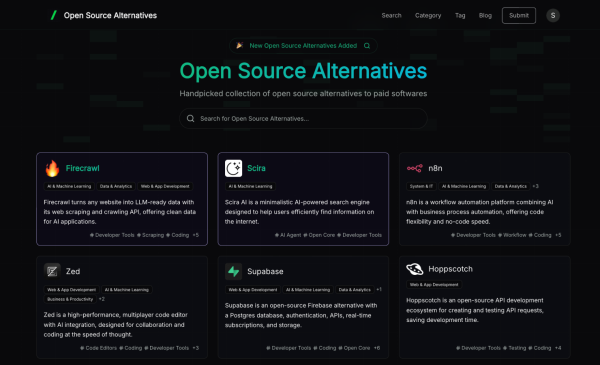 Open Source Alternatives