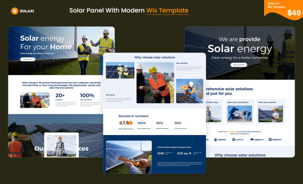 Solaxi Wix Template