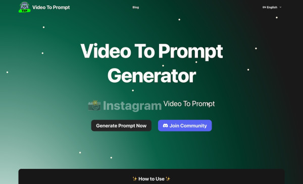 Video To Prompt Generator