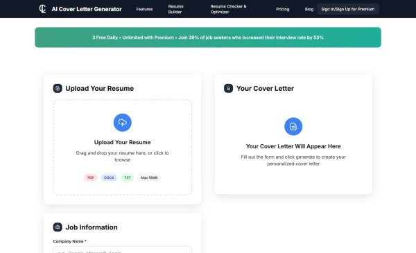 AI Cover Letter Generator