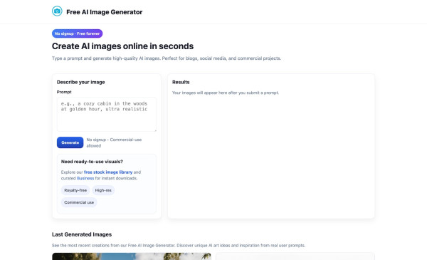 Free AI Image Generator