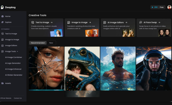 Free DeepImg AI Image Generator