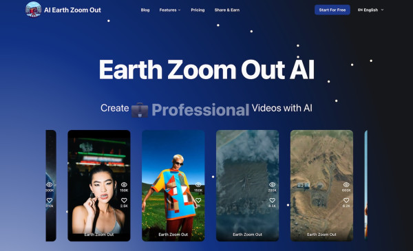 AI Earth Zoom Out