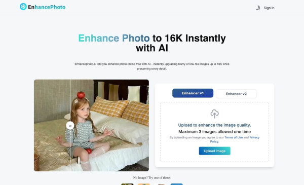 EnhancePhoto AI