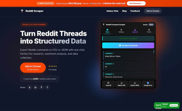 Reddit Comment Scraper