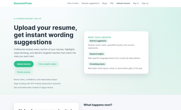 Resume AI Tools
