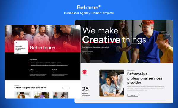 Beframe Framer Template