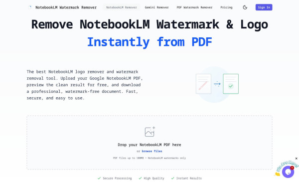 Gemini Water Mark Remover
