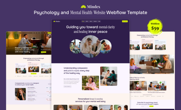 Mindex Webflow Template