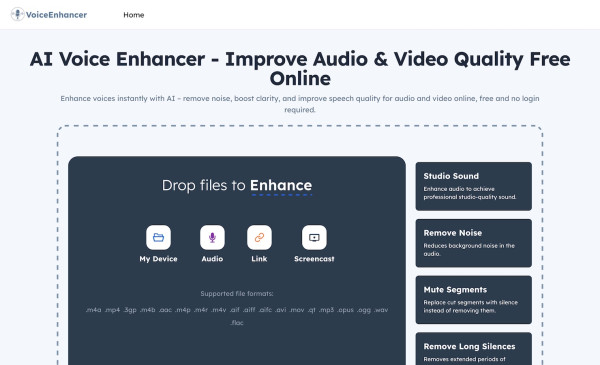 AI Voice Enhancer Free