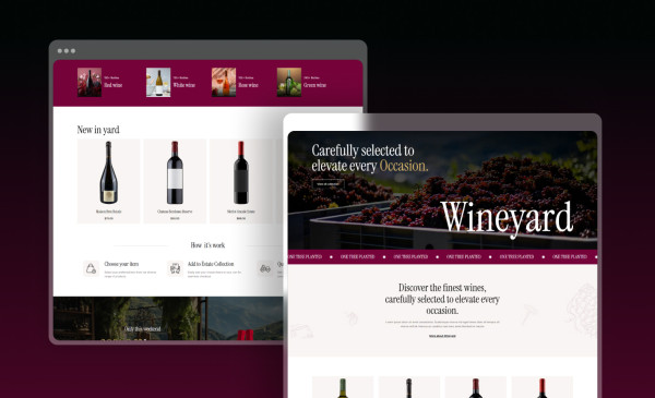 Wineyard Wix Template