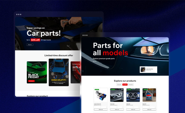 Partzio Wix Template