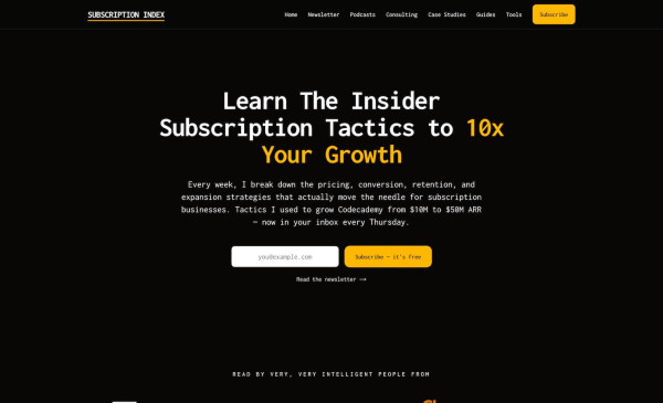 Subscription Index