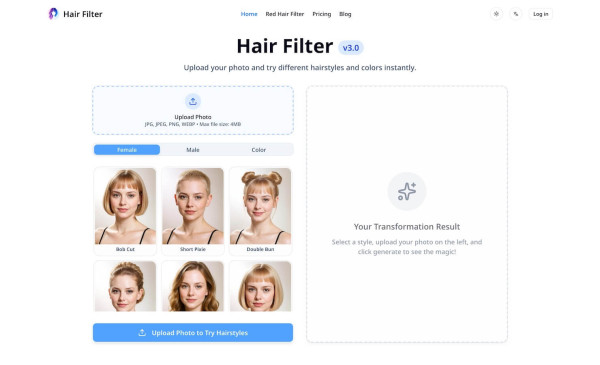 AI hairstyle
