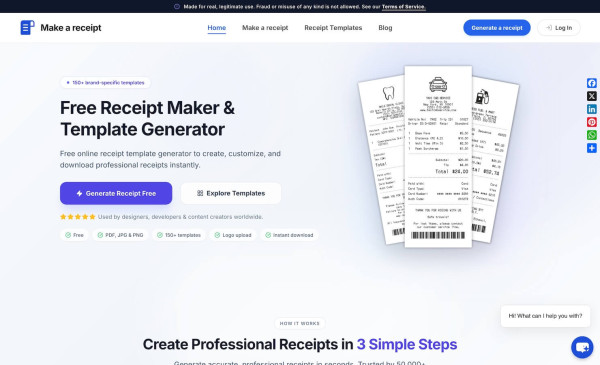 Make a Receipt