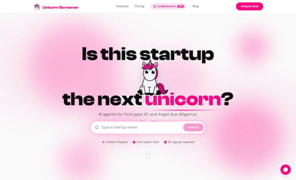 Unicorn Screener