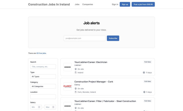 Construction Jobs In Ireland