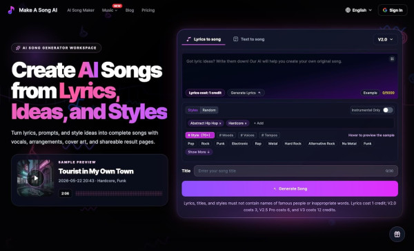 Make A Song AI