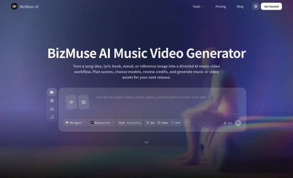 BizMuse AI Music Video Generator