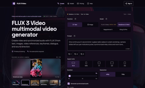 Flux3 Video