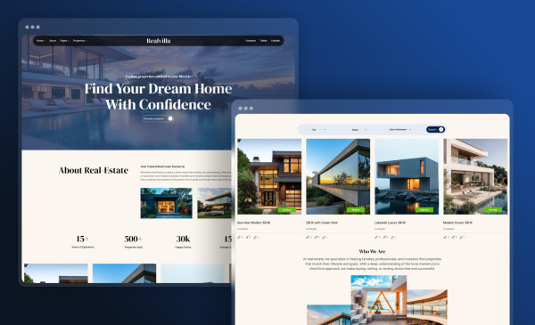 Realvilla Wix Template
