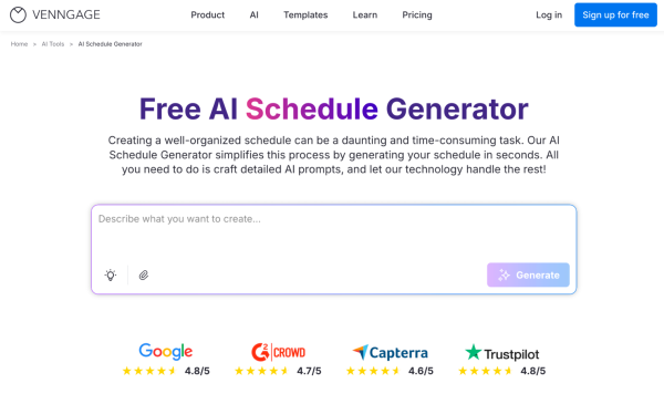 AI Schedule Generator