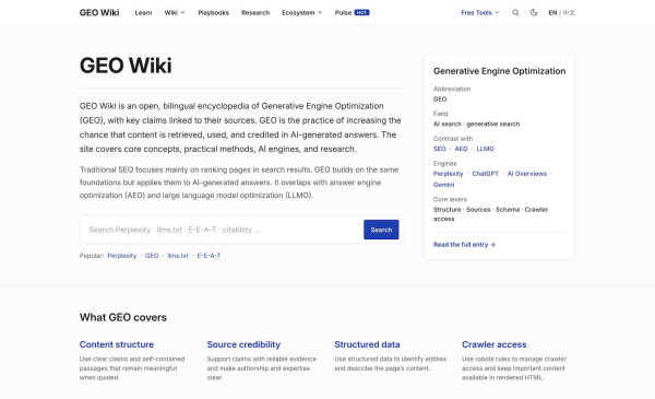 GEO Wiki