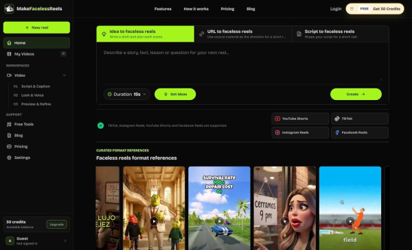 MakeFacelessReels