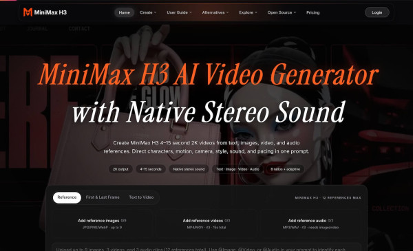 MiniMax H3 AI Video Generator