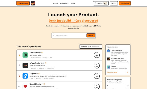 Nick Launches