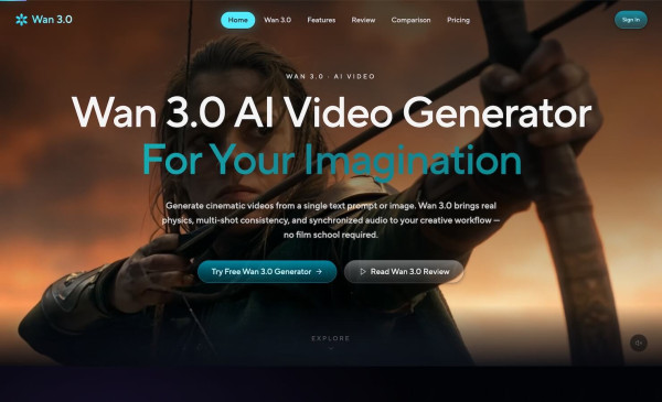 Wan 3 AI Video Generator