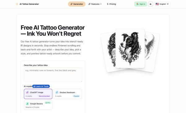 AI Tattoo Generator