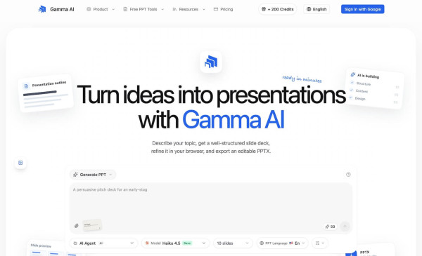Gamma AI KR