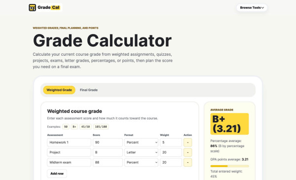 gradecal