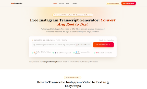 Instagram Transcript