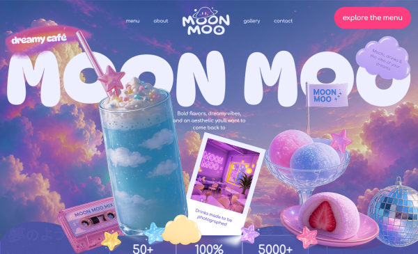 MOON MOO Cosmic Cafe