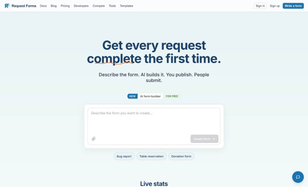 Request Forms