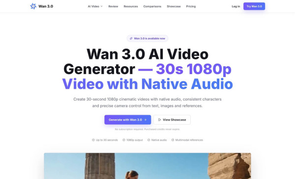 Wan30 AI Video Generator