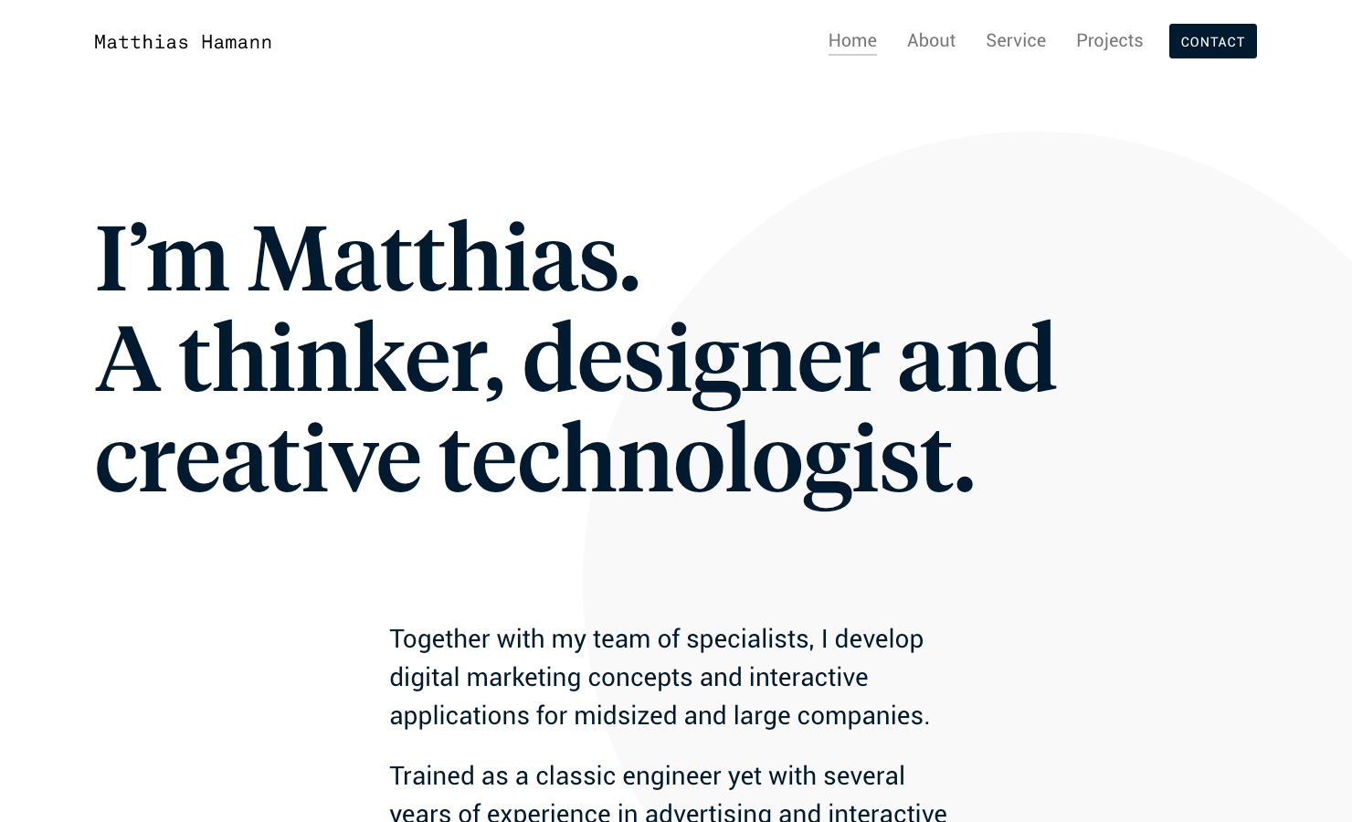 Matthias Hamann Web Development