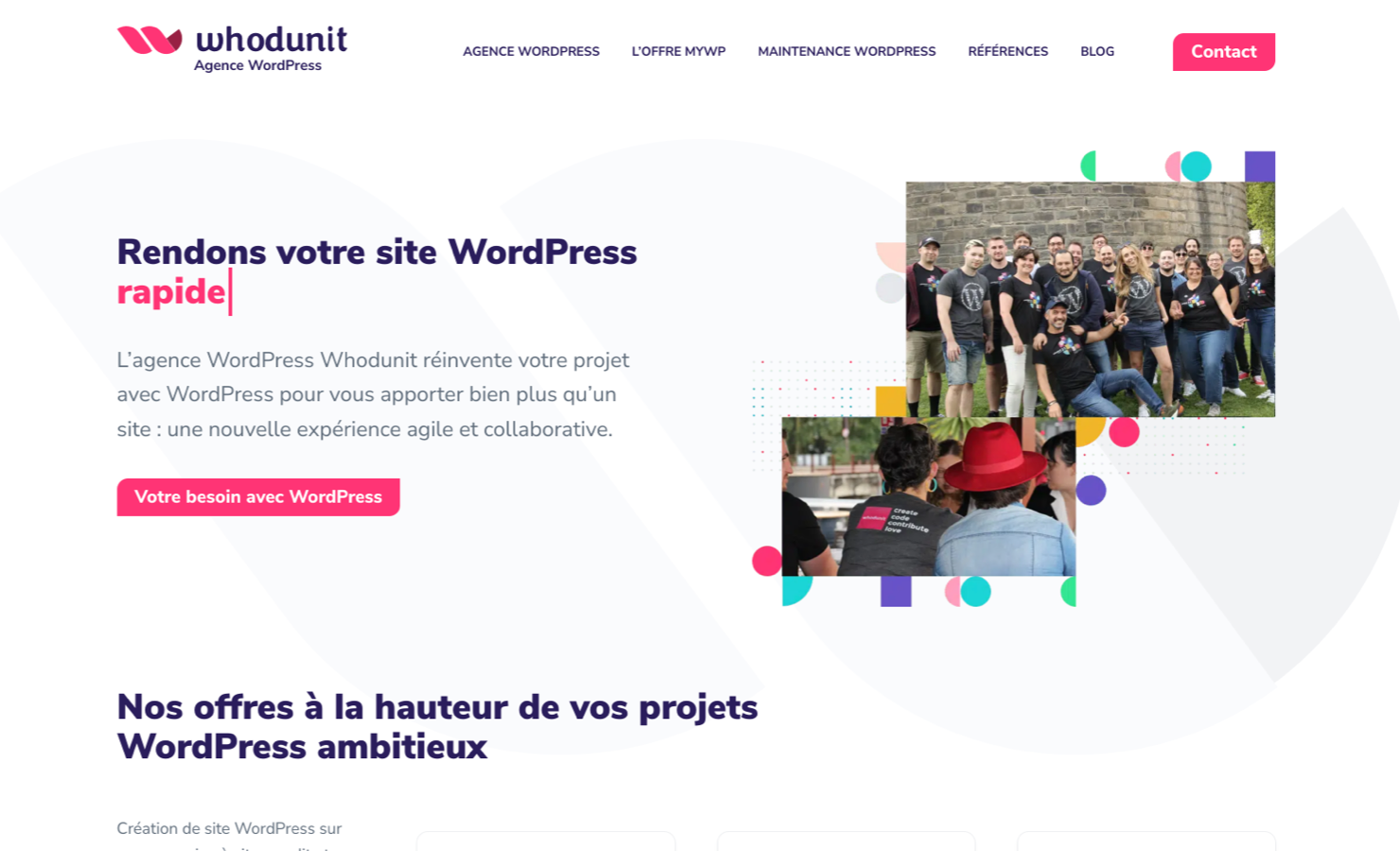 Agence WordPress Whodunit