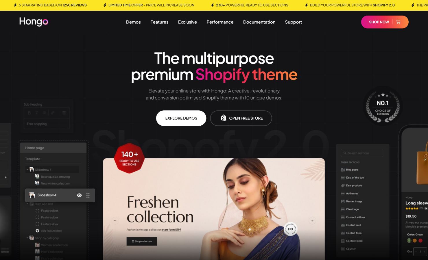 Hongo Shopify Theme