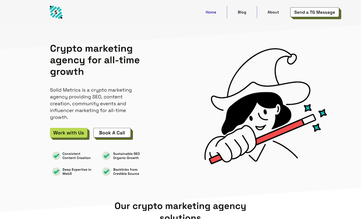 Solid Metrics Crypto Marketing Agency