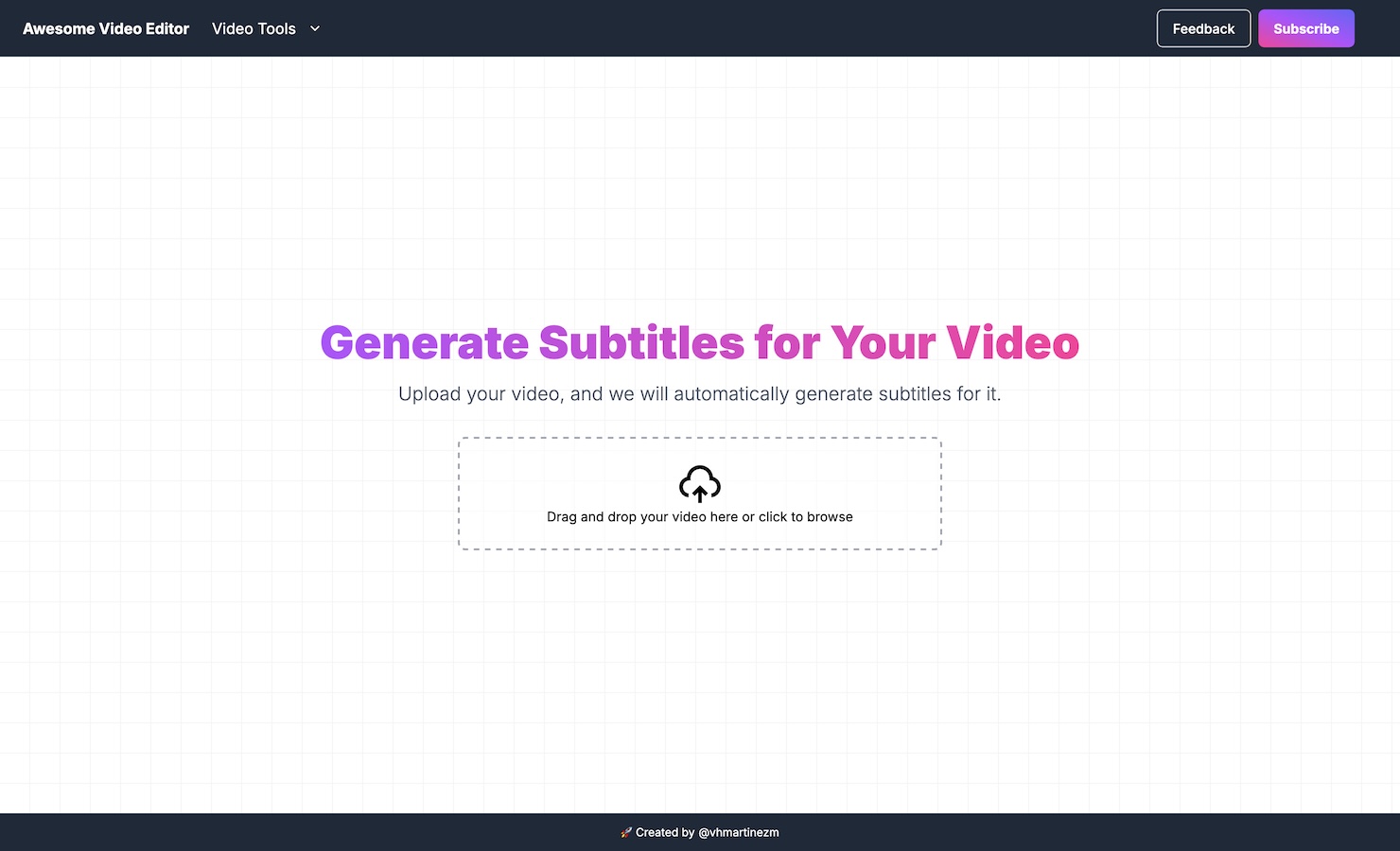 Awesome Video Editor