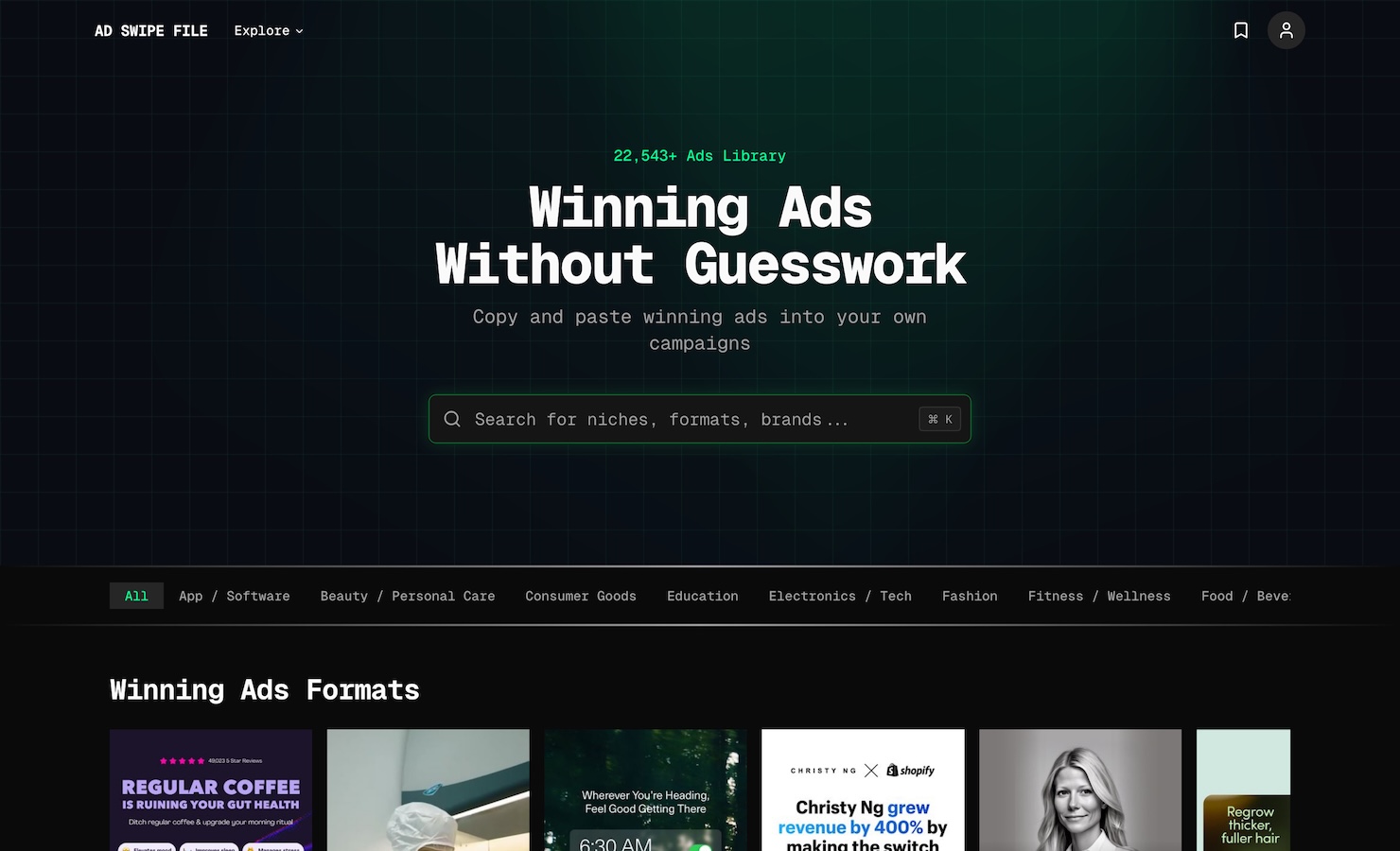 Ad Swipe File